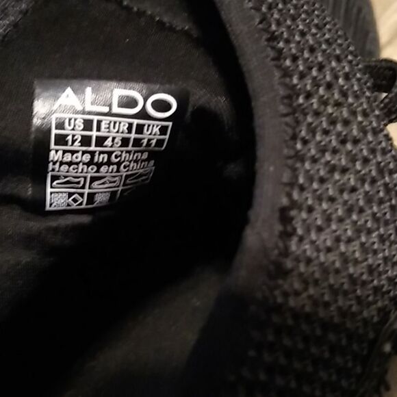 ALDO Derik Black Knit High Top Sock Trainers 12 - Picture 8 of 8